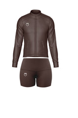 Brulée Brown Shorts Set